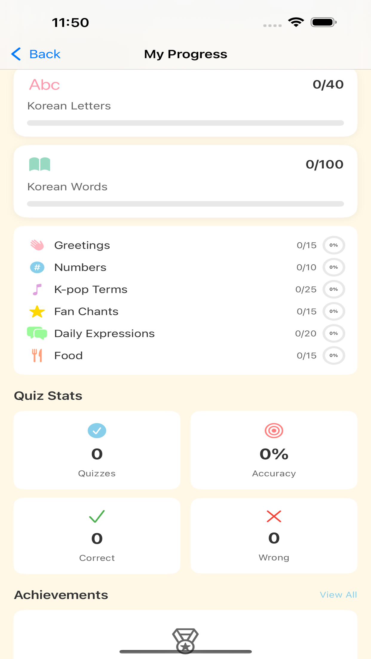 Progress Tracking